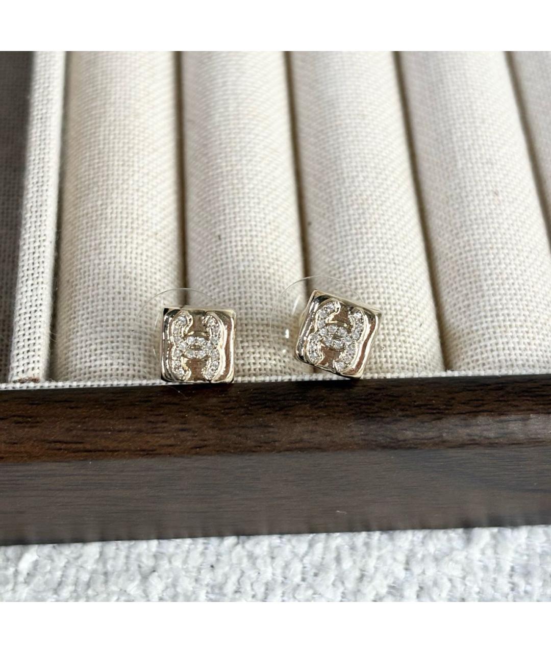 CHANEL Золотые серьги, фото 7