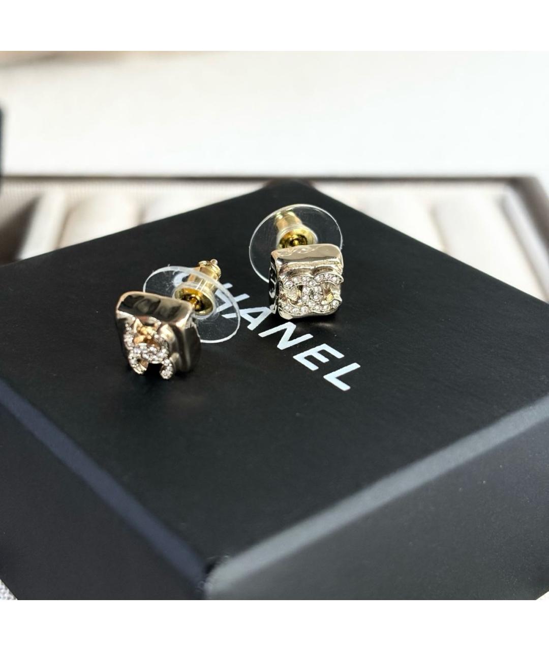 CHANEL Золотые серьги, фото 5