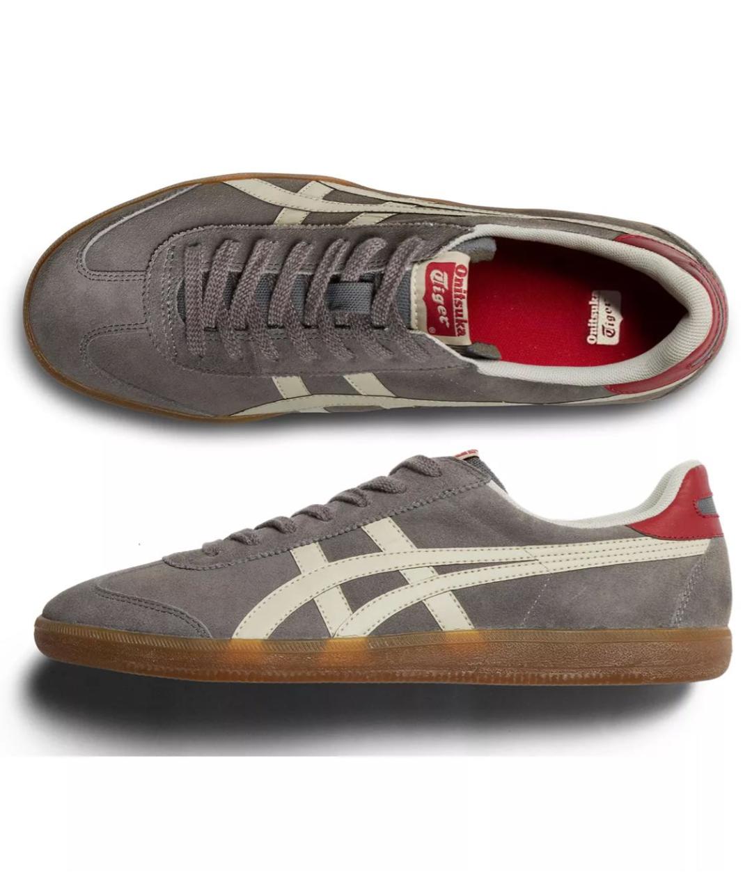 ONITSUKA TIGER Серые замшевые кеды, фото 8