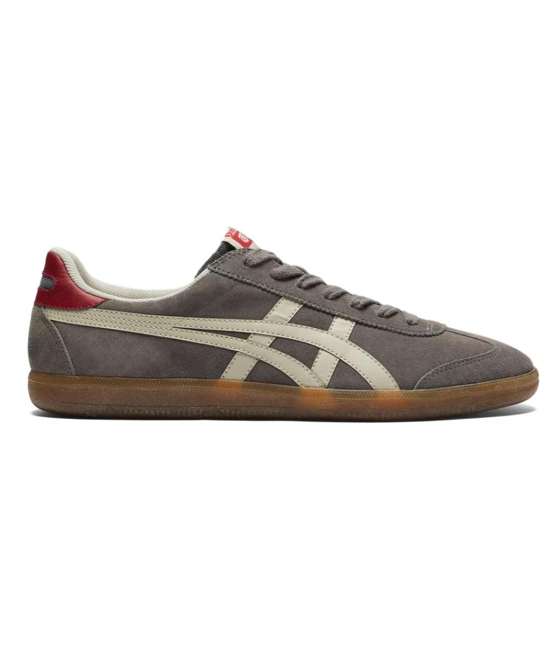 ONITSUKA TIGER Серые замшевые кеды, фото 9