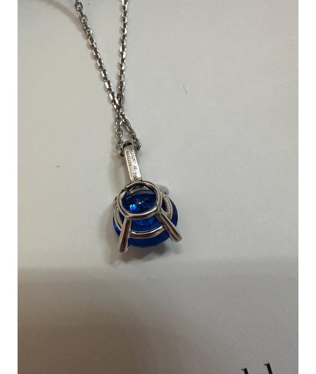 CHOPARD Синяя подвеска из белого золота, фото 3
