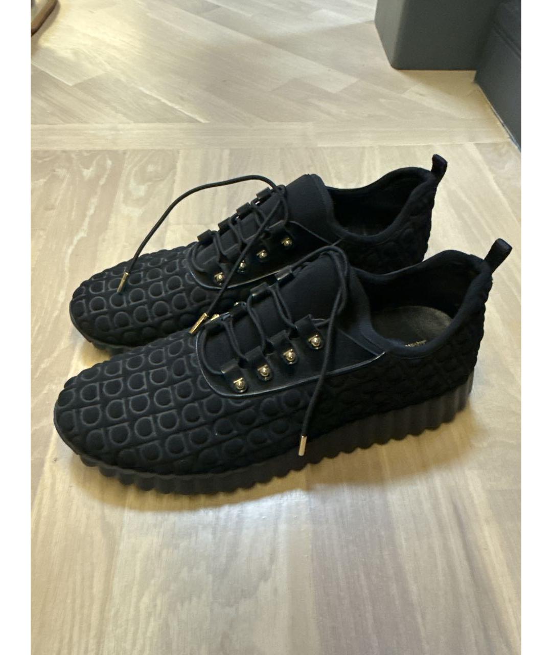 FERRAGAMO Черные кроссовки, фото 2