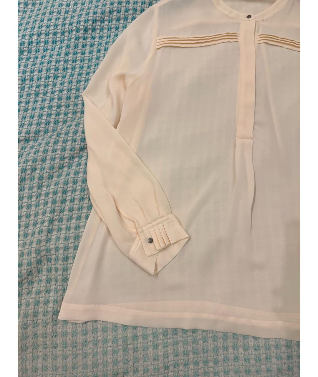 TOMMY HILFIGER Бежевая полиэстеровая блузы, фото 3