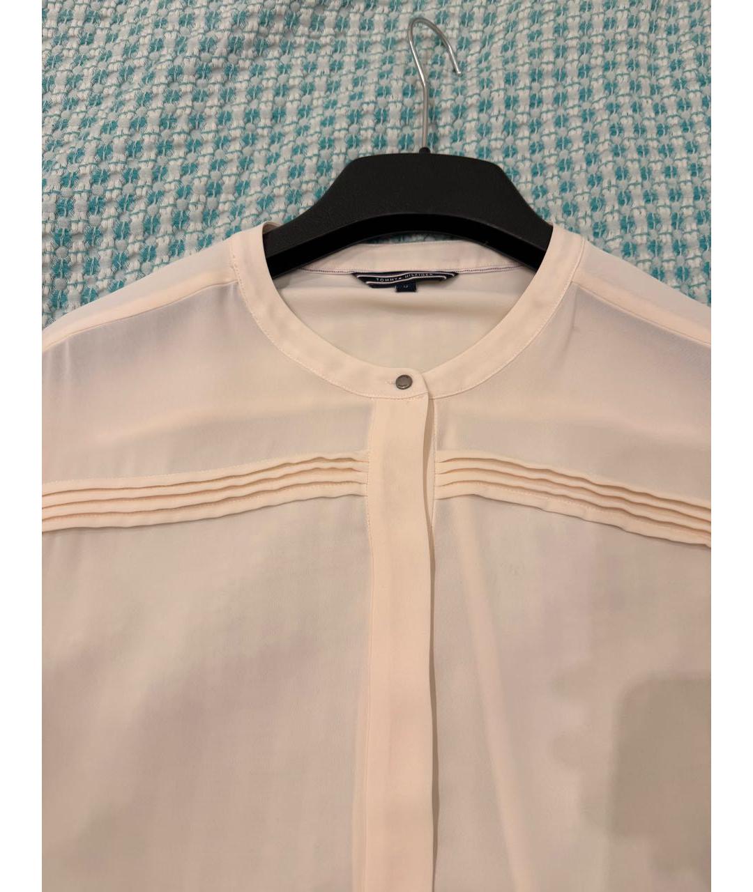 TOMMY HILFIGER Бежевая полиэстеровая блузы, фото 2