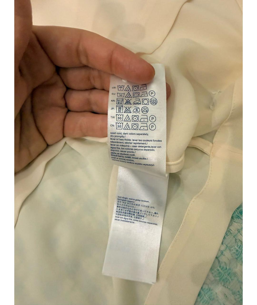 TOMMY HILFIGER Бежевая полиэстеровая блузы, фото 5