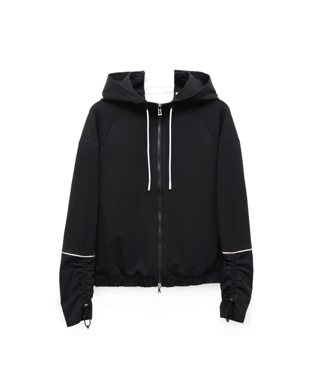 BOGNER Черная хлопко-эластановая спортивная куртка, фото 9