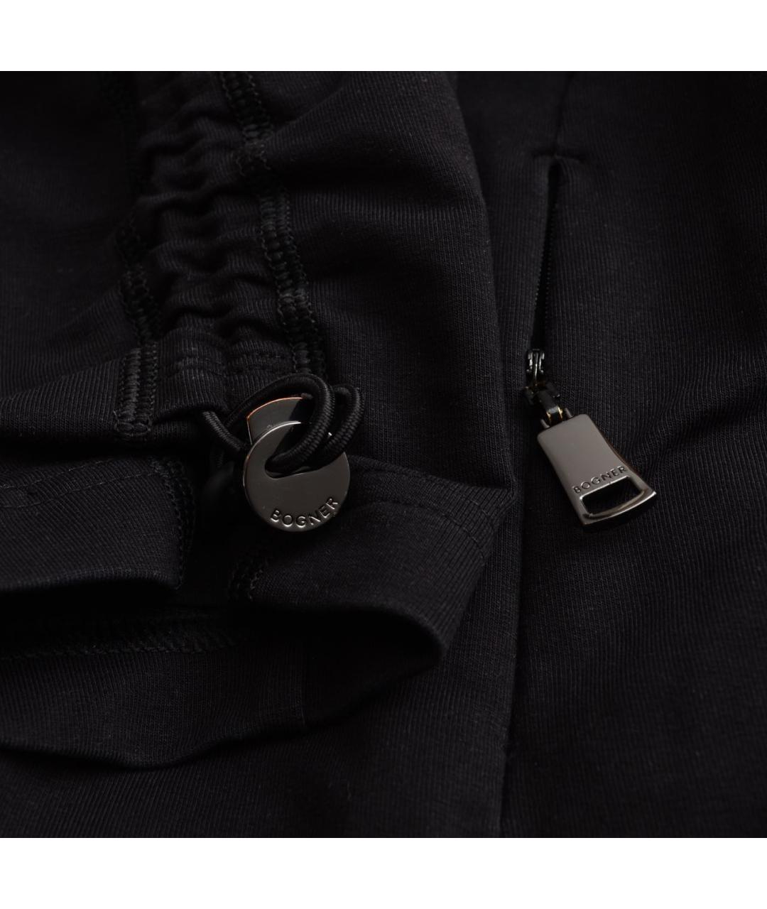 BOGNER Черная хлопко-эластановая спортивная куртка, фото 8