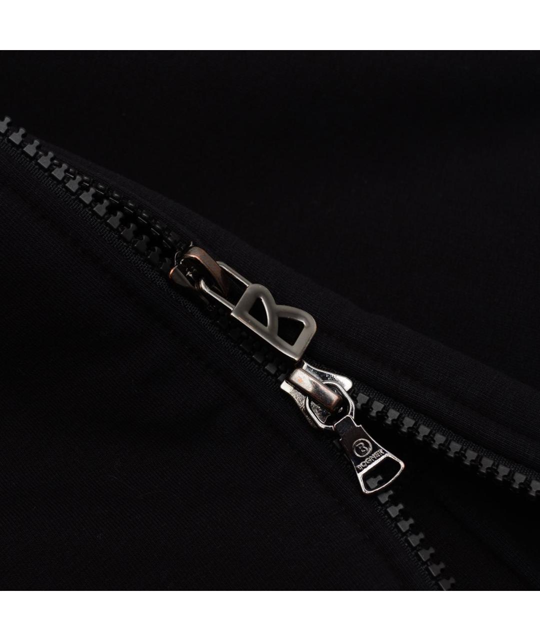 BOGNER Черная хлопко-эластановая спортивная куртка, фото 7