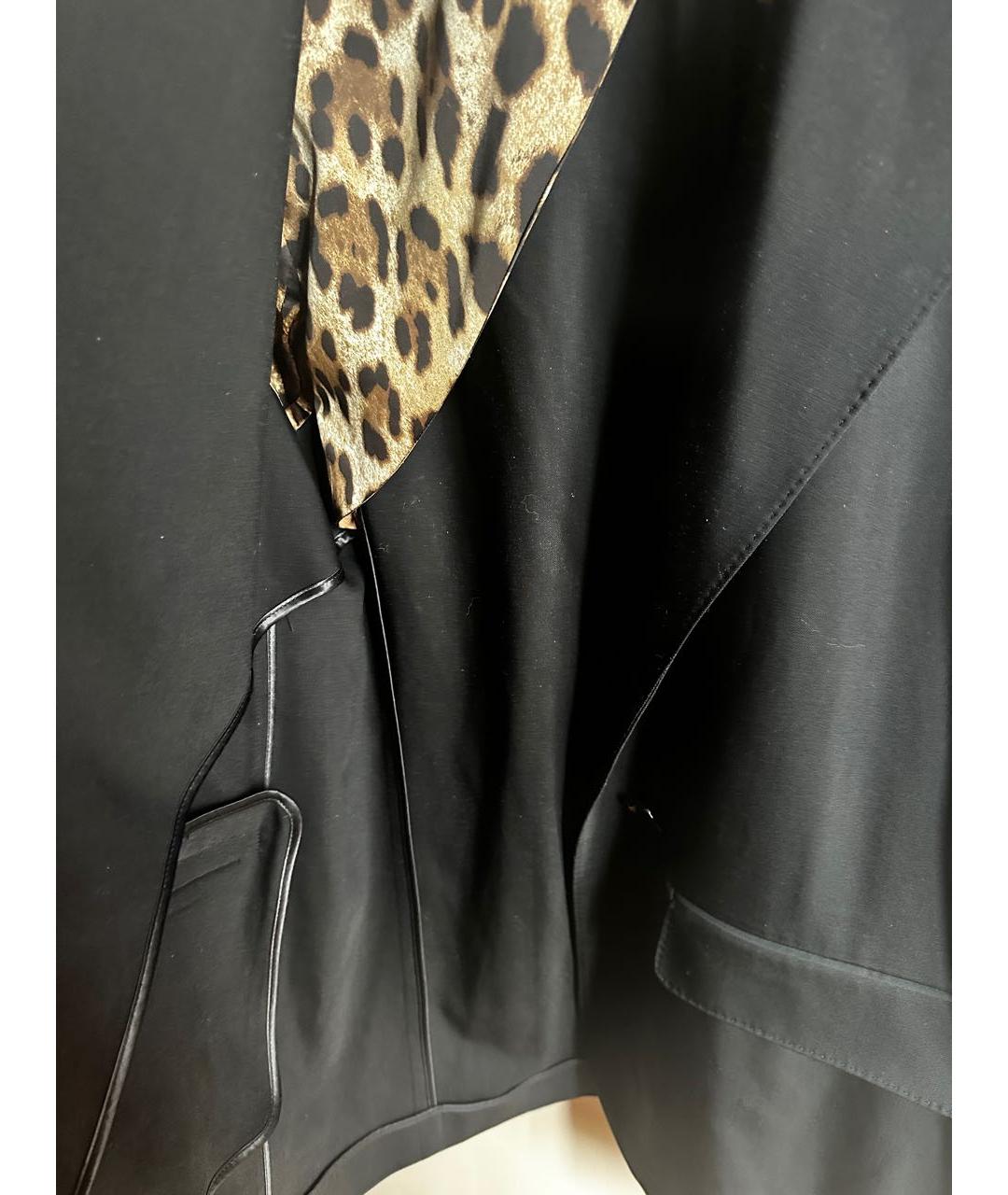 DOLCE&GABBANA Черный шерстяной жакет/пиджак, фото 3