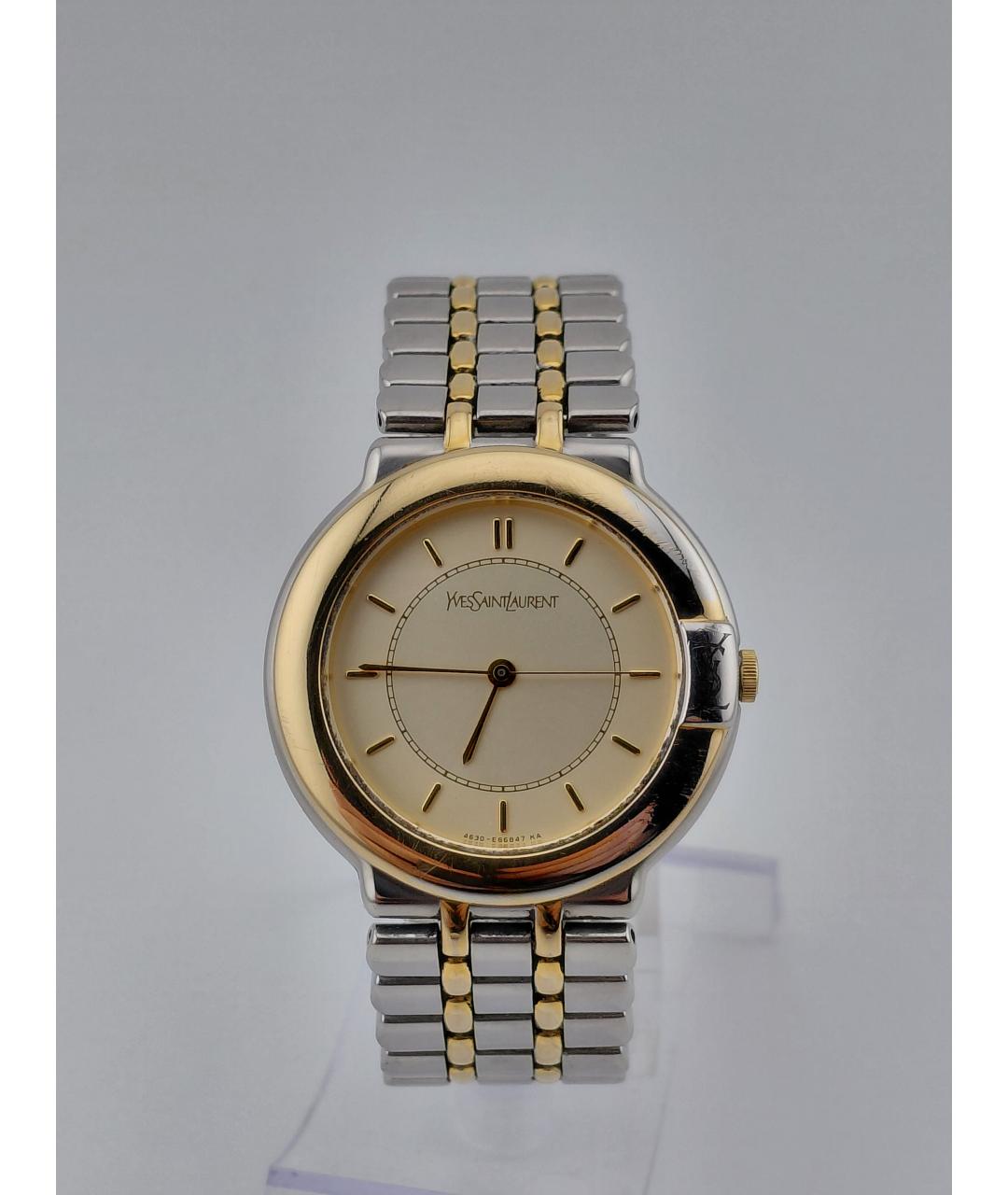 SAINT LAURENT Серебряные стальные часы, фото 10