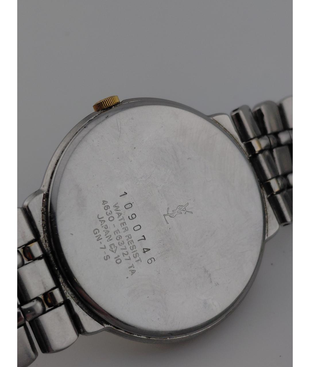 SAINT LAURENT Серебряные стальные часы, фото 7