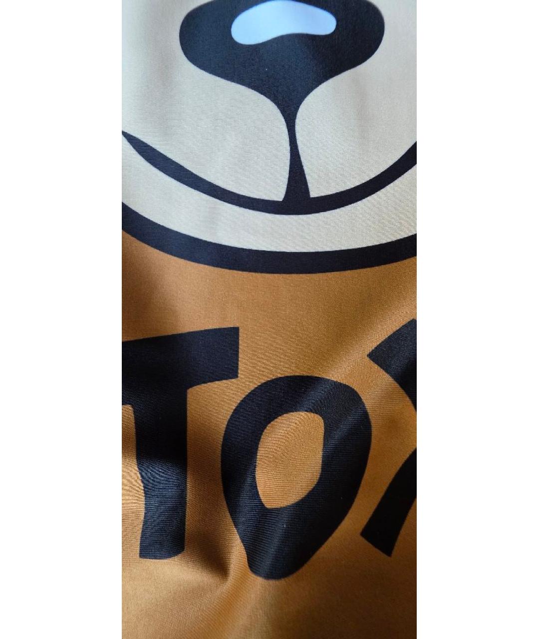 MOSCHINO Коричневый полиамидовый купальник, фото 4