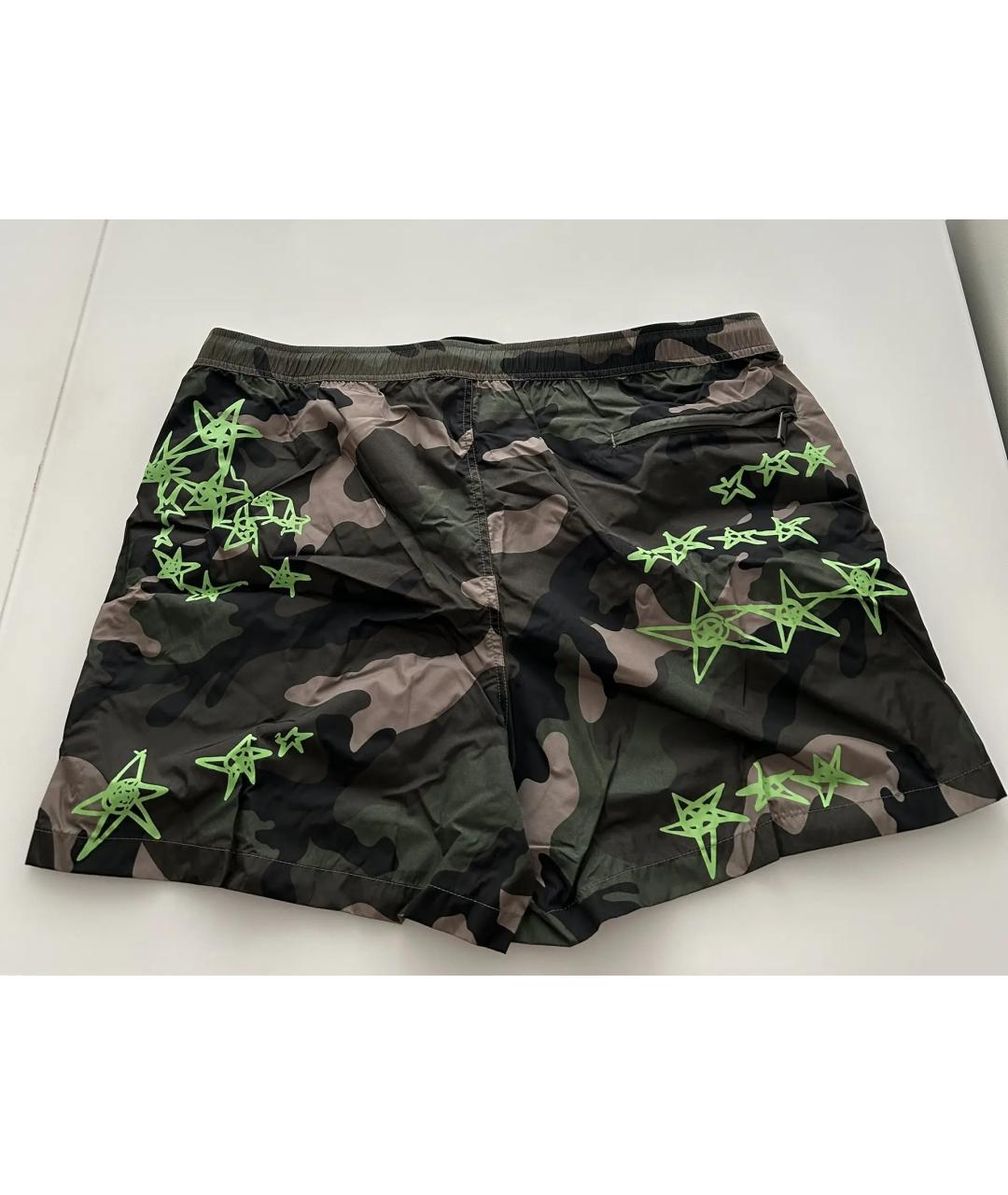 VALENTINO Мульти полиэстеровые шорты, фото 2