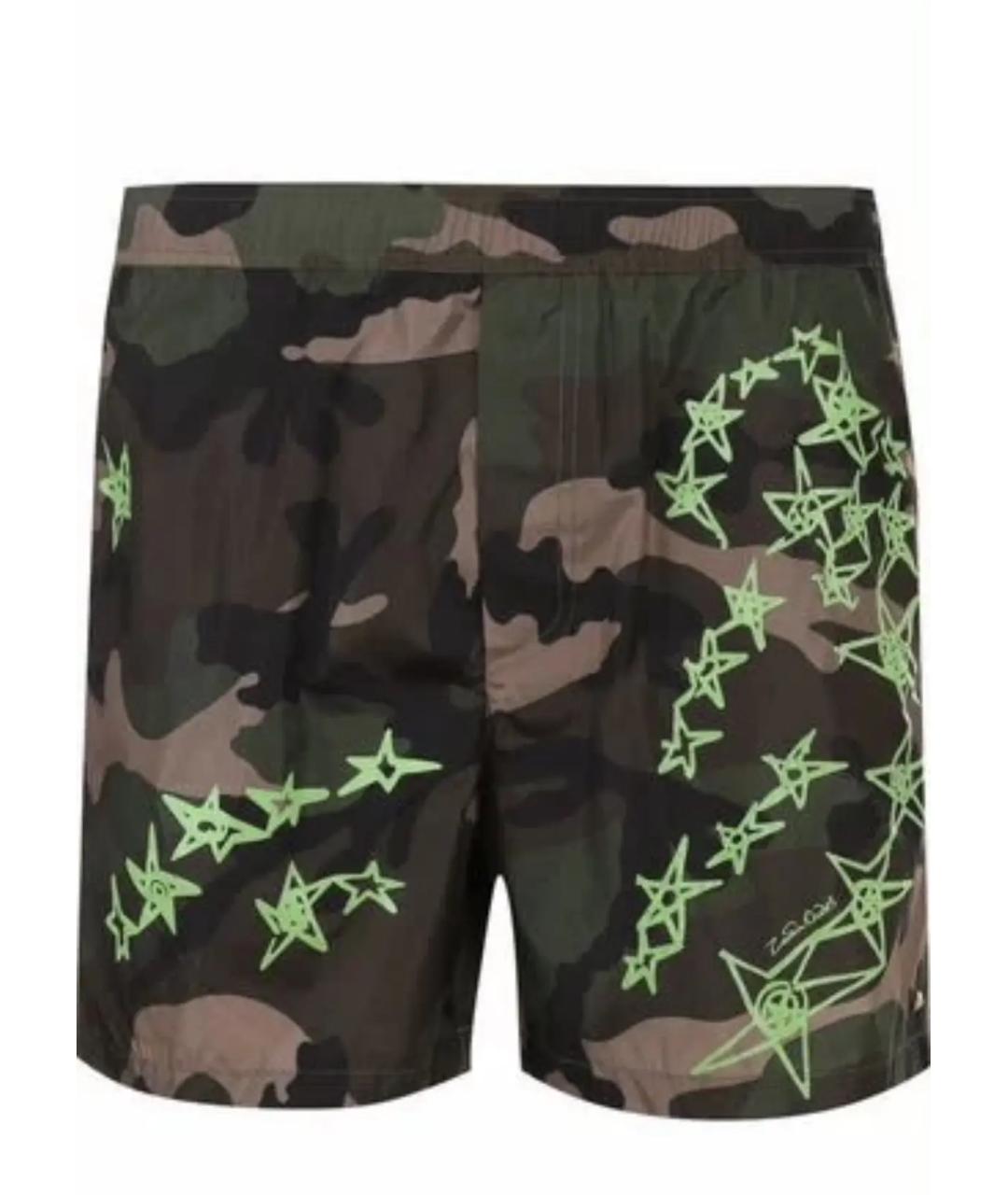 VALENTINO Мульти полиэстеровые шорты, фото 6