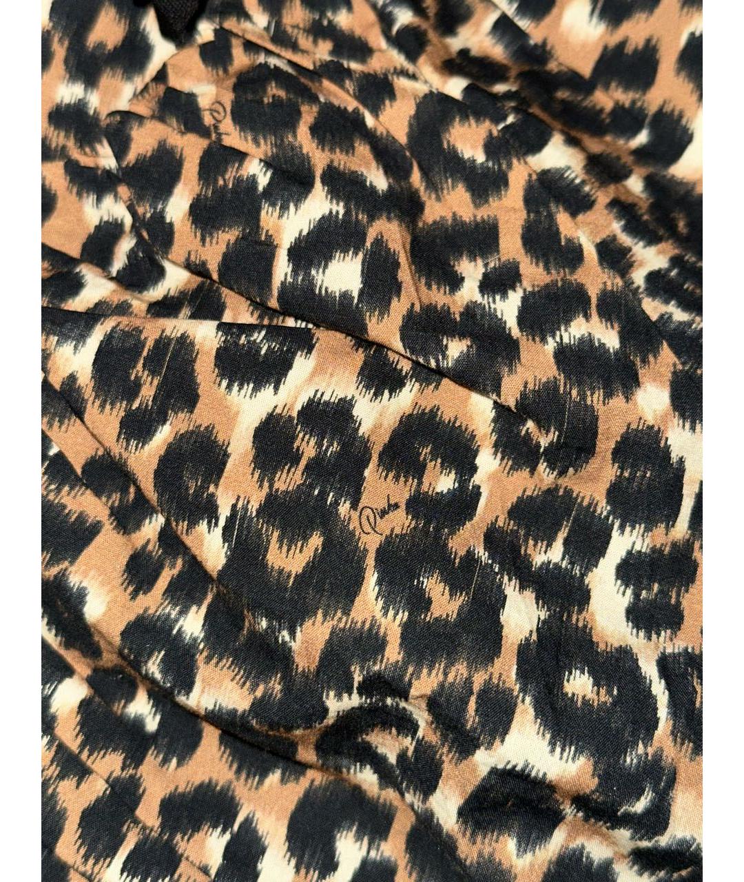 PINKO Коричневый хлопковый костюм с юбками, фото 7