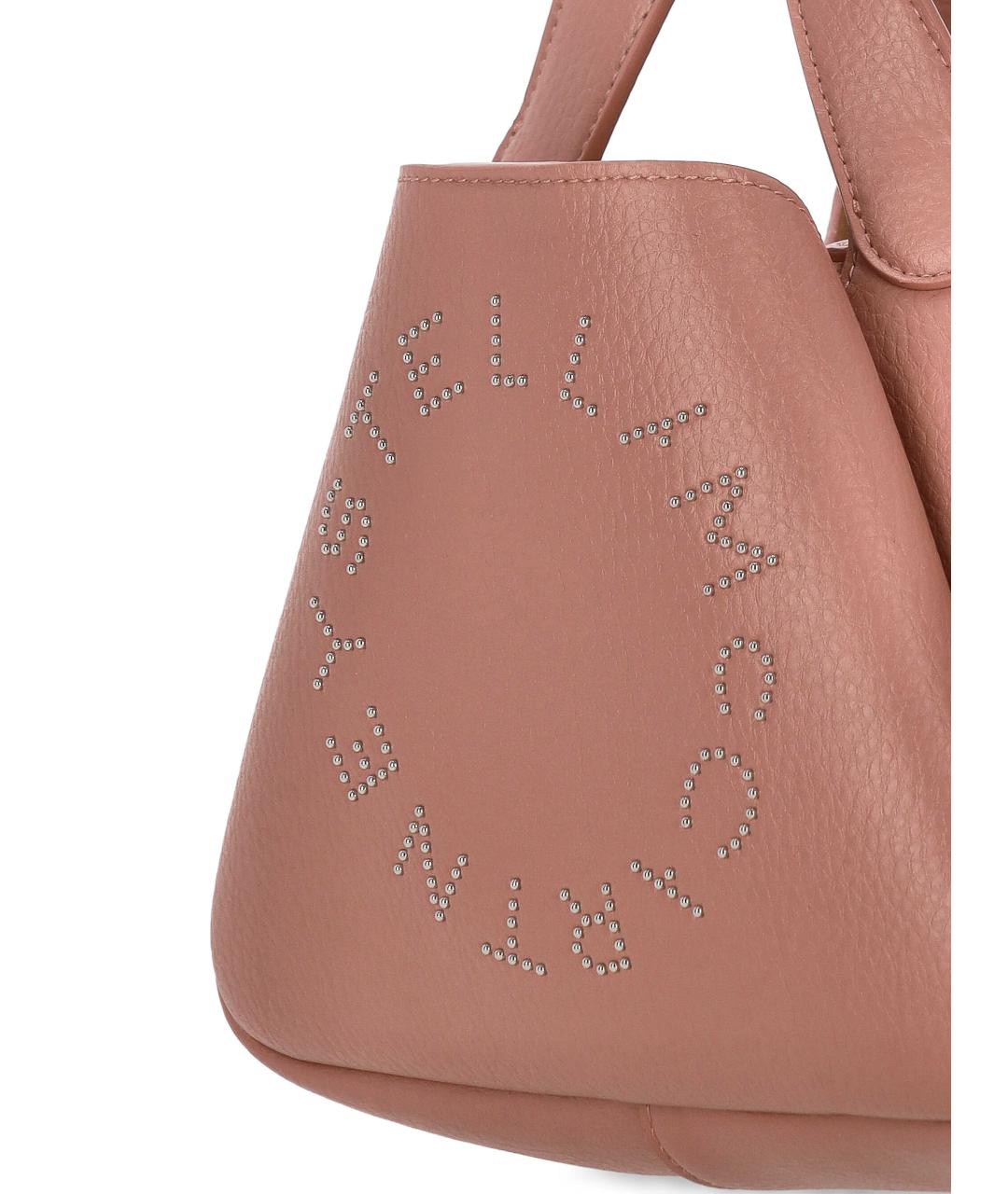 STELLA MCCARTNEY Розовая сумка тоут из искусственной кожи, фото 4