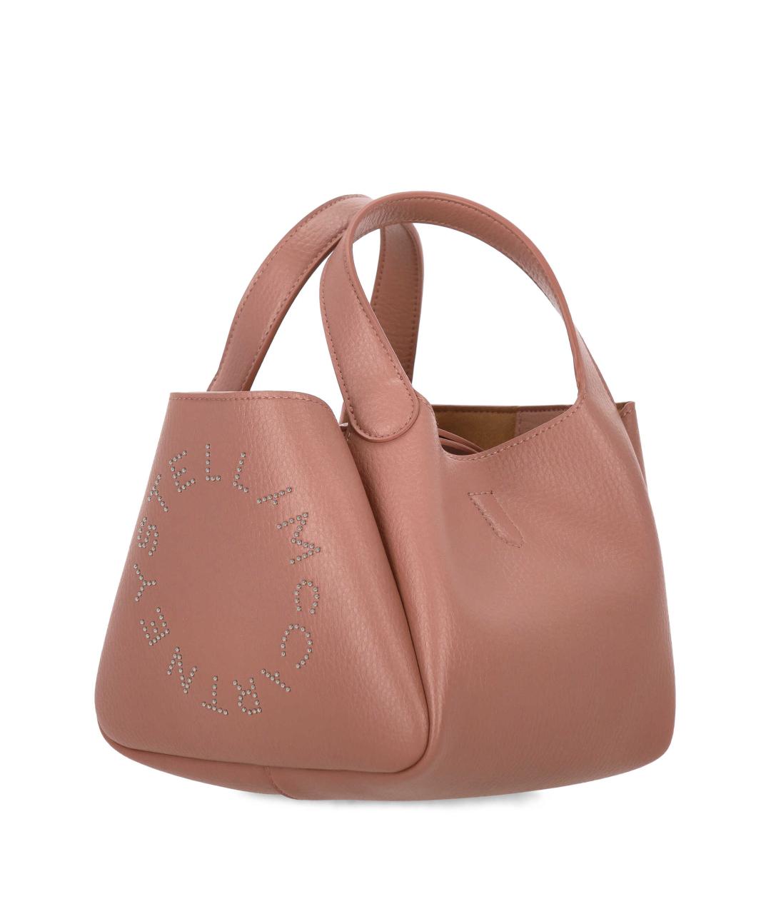 STELLA MCCARTNEY Розовая сумка тоут из искусственной кожи, фото 2