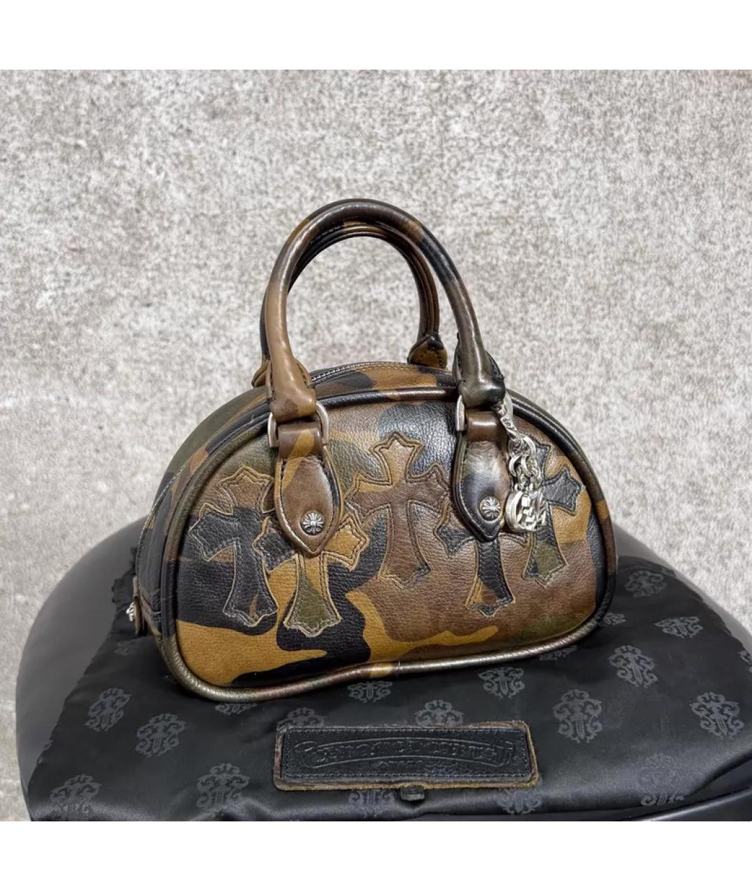 CHROME HEARTS Мульти кожаная сумка с короткими ручками, фото 2