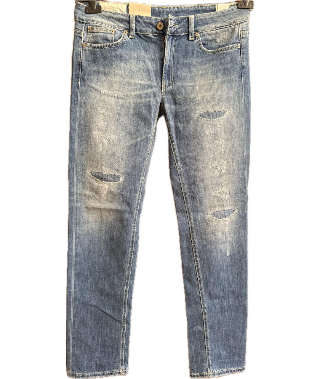 DONDUP Синие хлопковые джинсы слим, фото 5