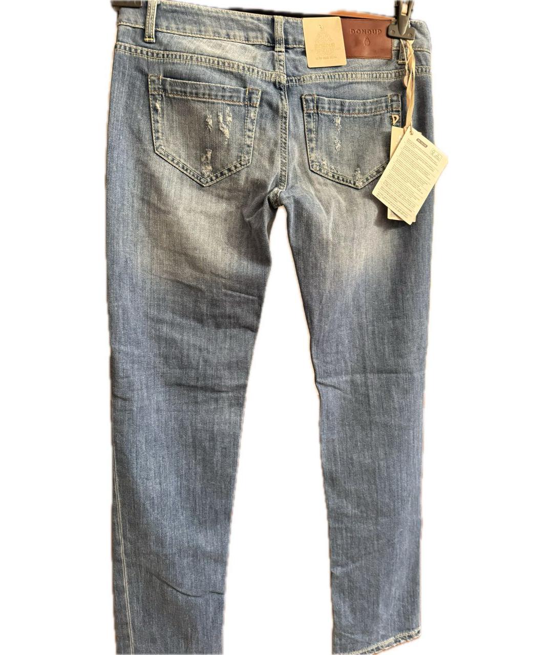 DONDUP Синие хлопковые джинсы слим, фото 2
