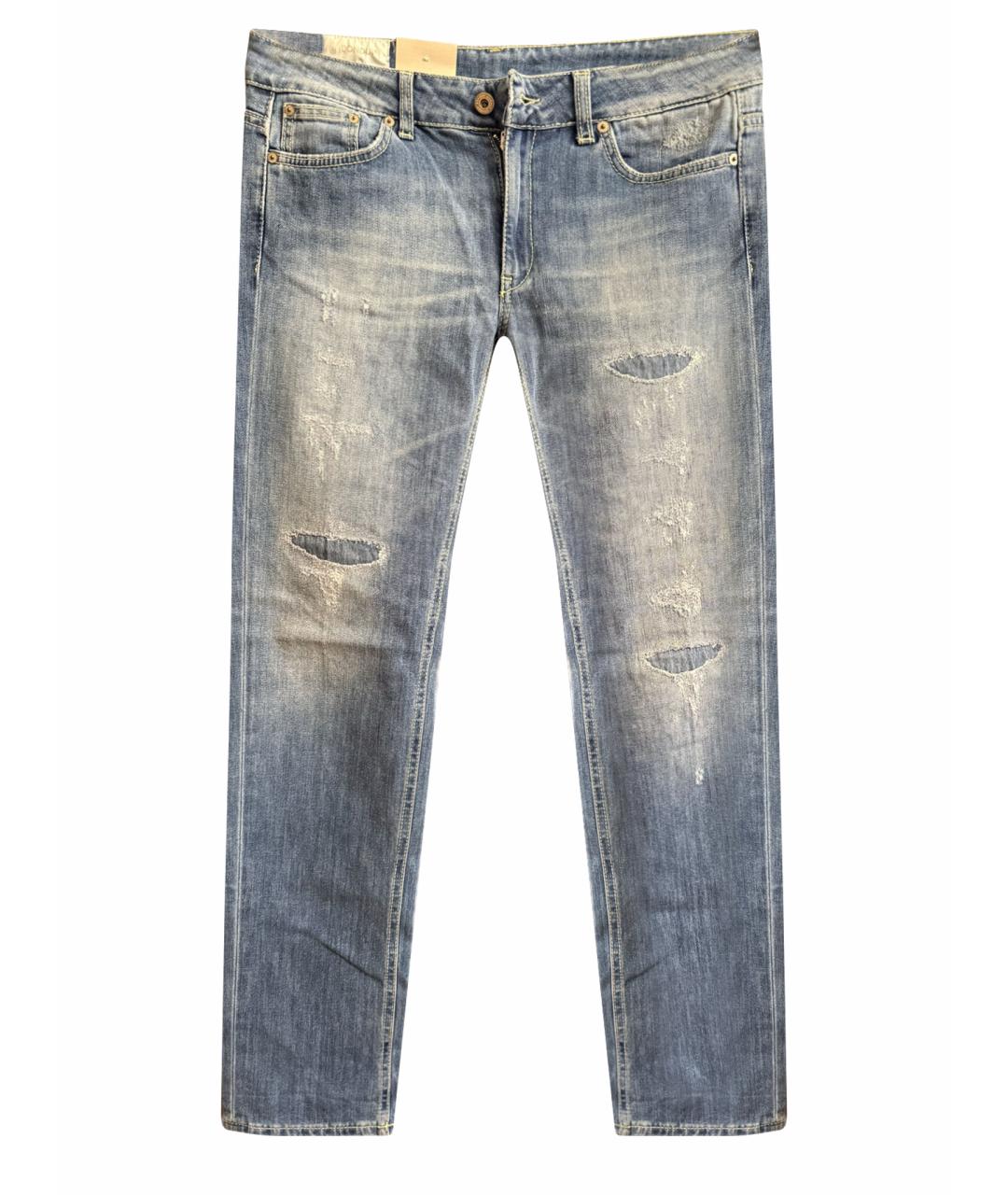 DONDUP Синие хлопковые джинсы слим, фото 1