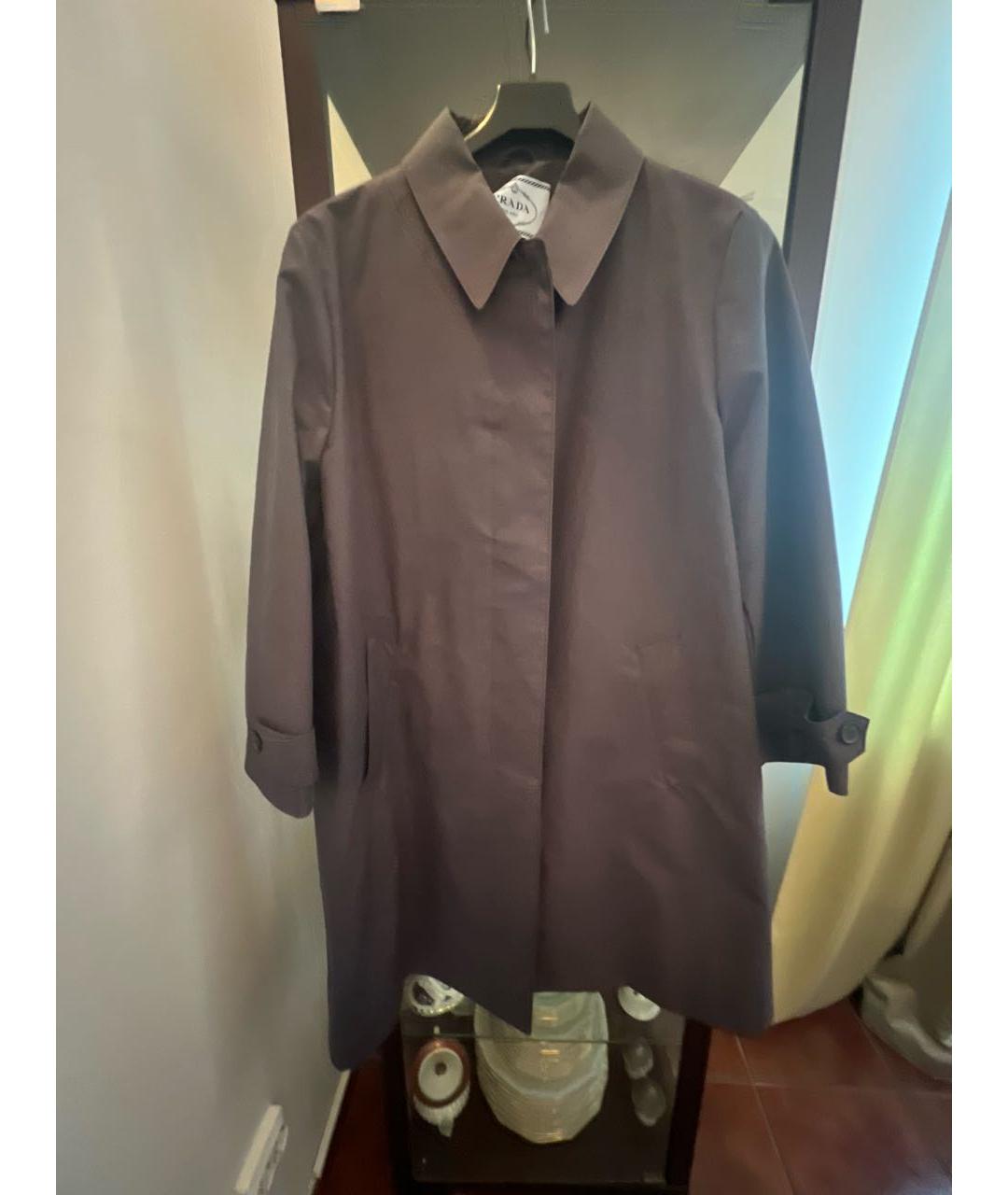 PRADA Серый тренч/плащ, фото 9