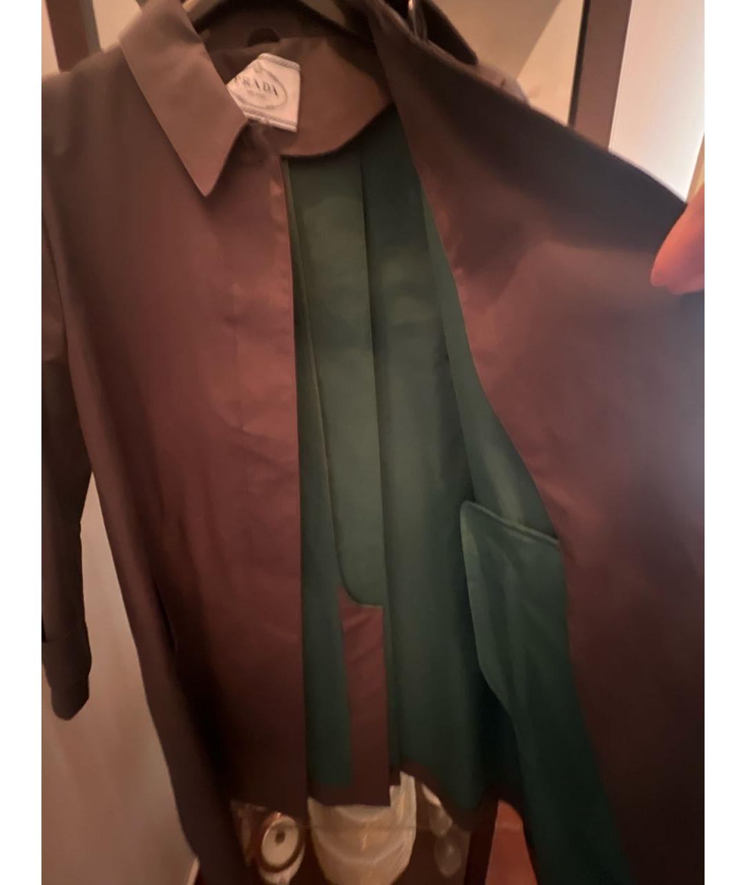 PRADA Серый тренч/плащ, фото 6