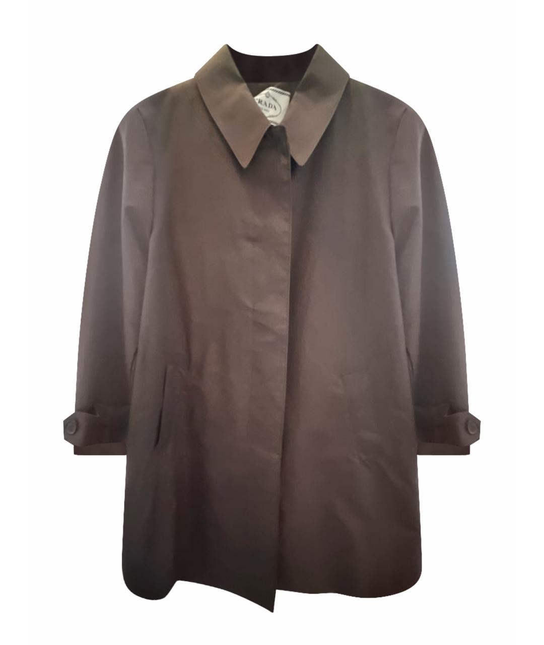 PRADA Серый тренч/плащ, фото 1