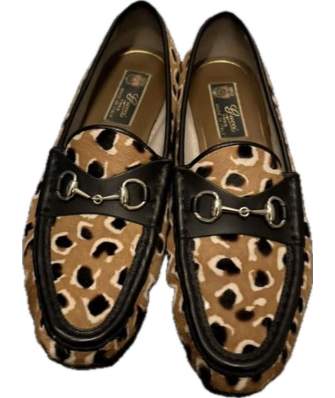 GUCCI Черные кожаные лоферы, фото 2