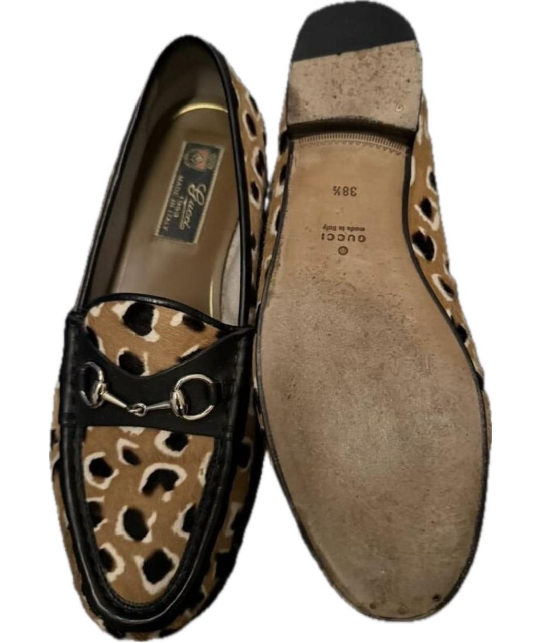 GUCCI Черные кожаные лоферы, фото 3