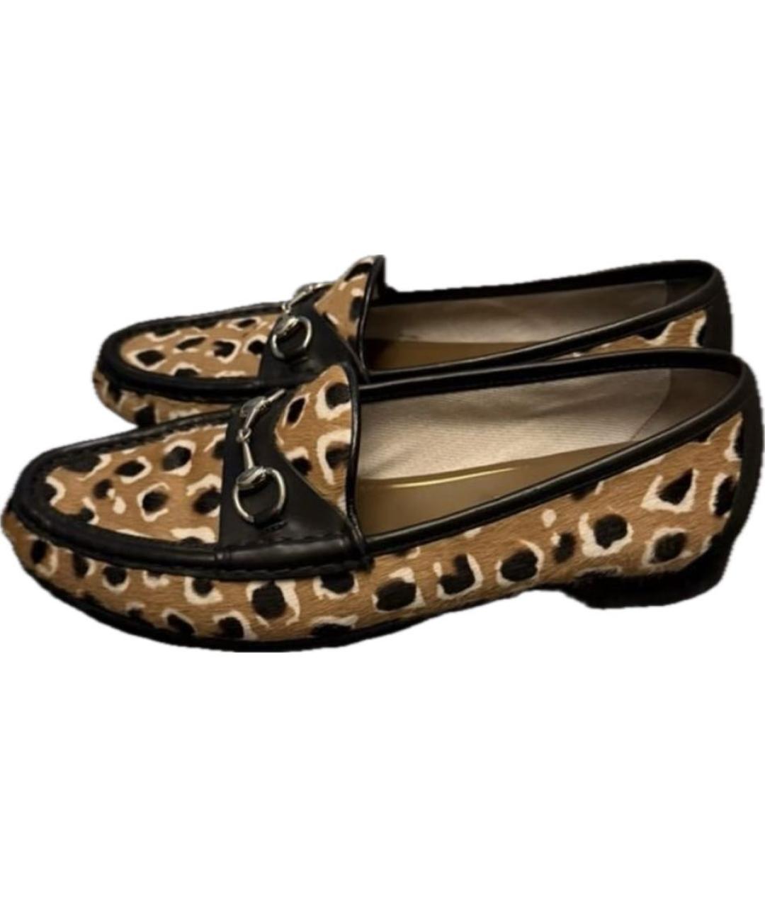 GUCCI Черные кожаные лоферы, фото 5