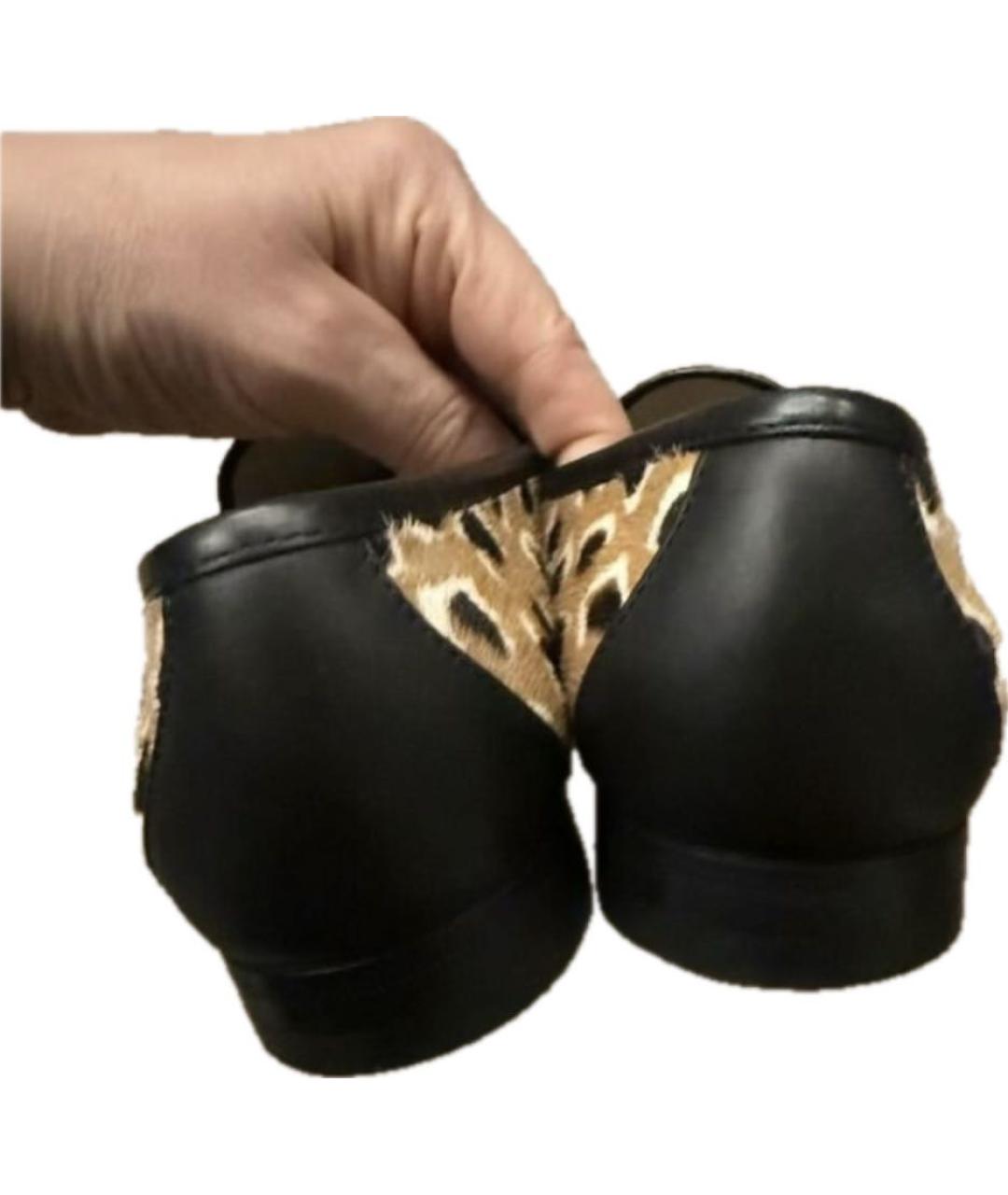 GUCCI Черные кожаные лоферы, фото 4