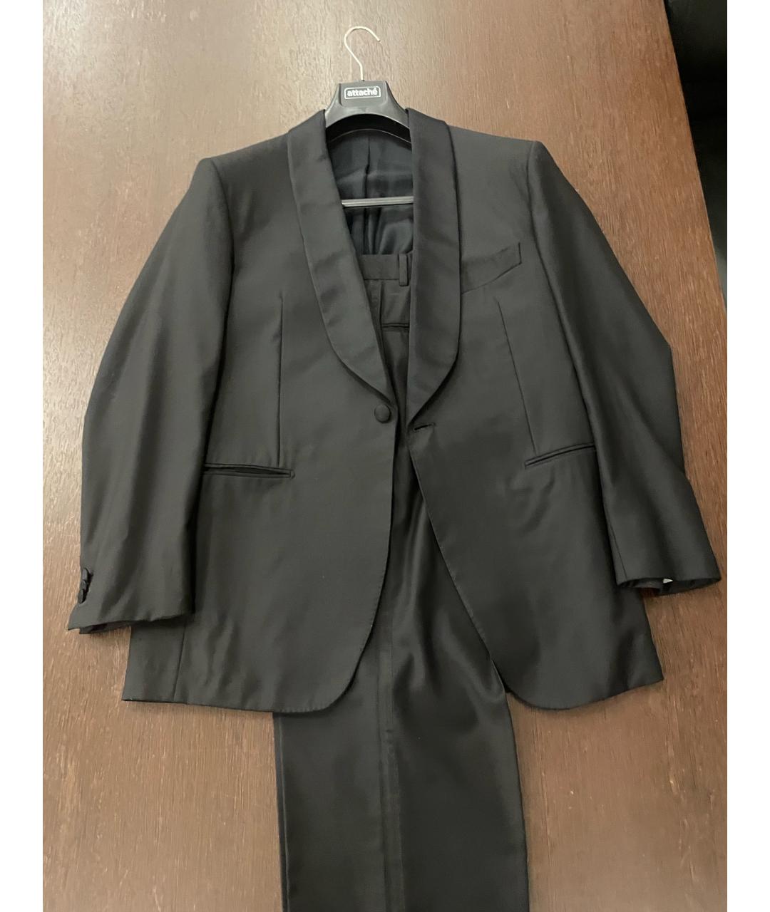 LANVIN Черный классический костюм, фото 5