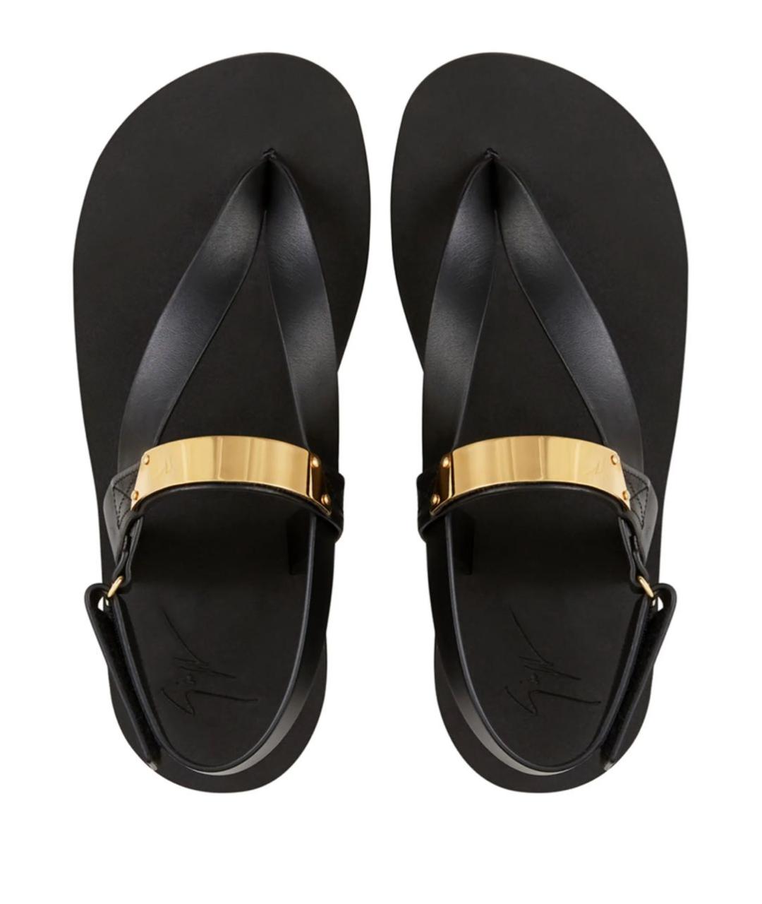 GIUSEPPE ZANOTTI DESIGN Черные сандалии, фото 7