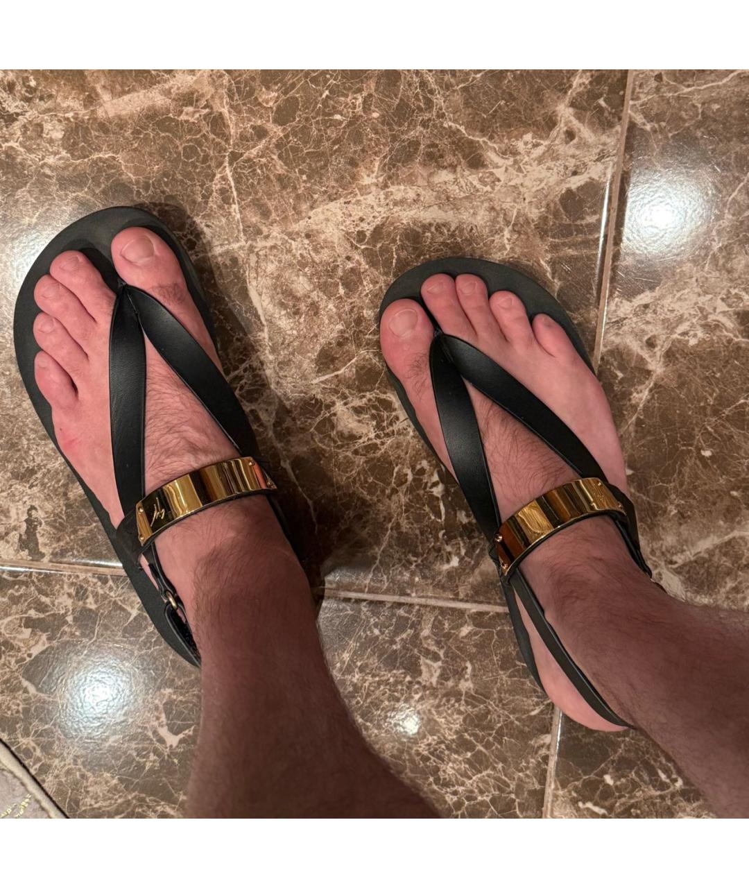 GIUSEPPE ZANOTTI DESIGN Черные сандалии, фото 6