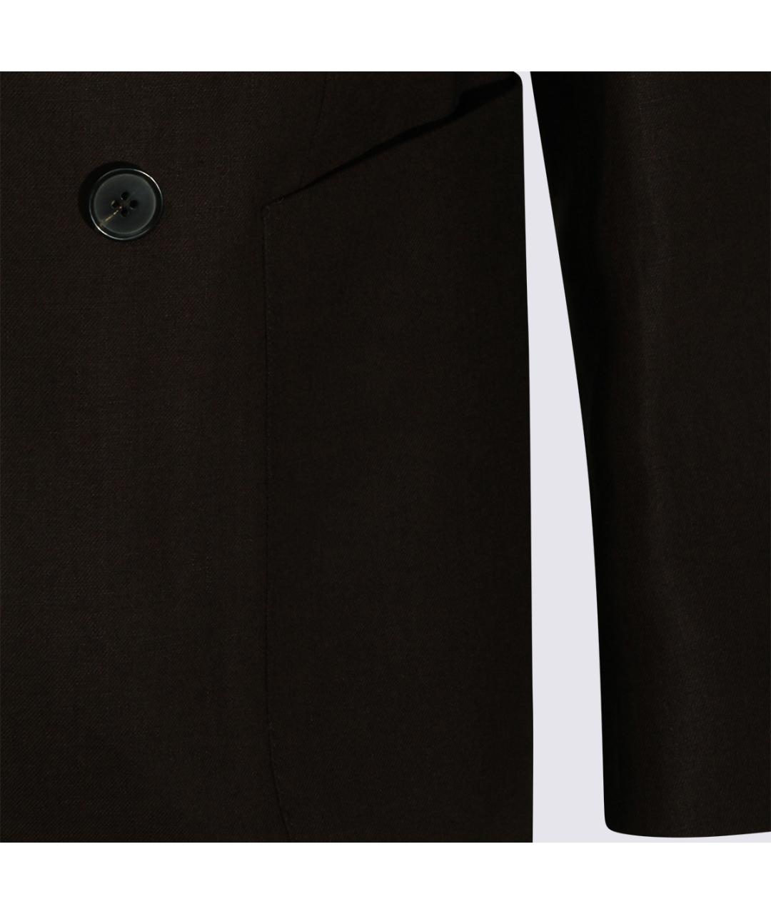 ZEGNA Коричневый льняной пиджак, фото 5