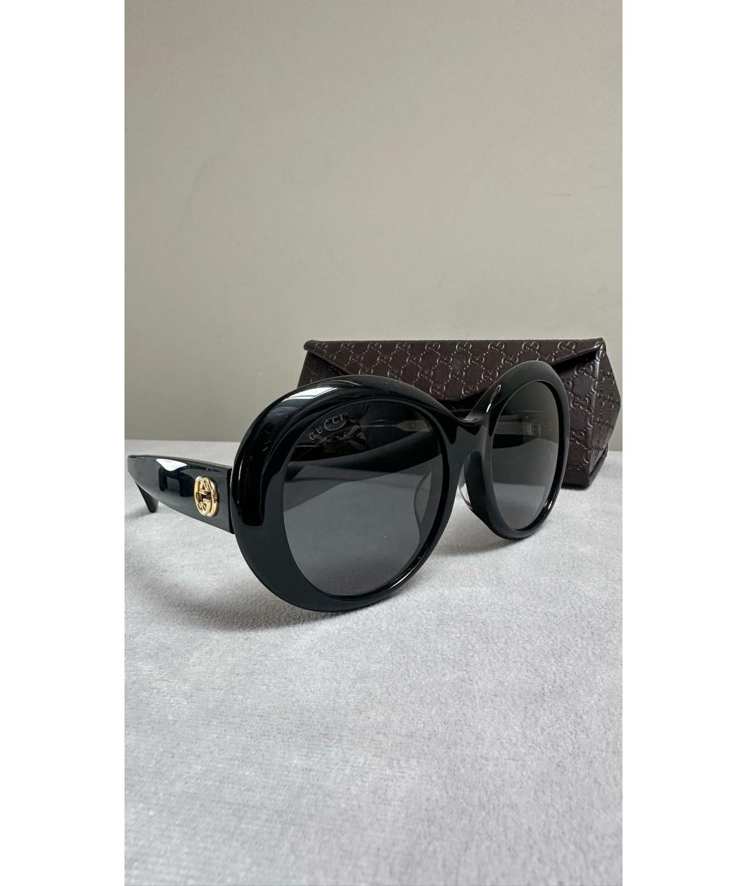 GUCCI Черные солнцезащитные очки, фото 4