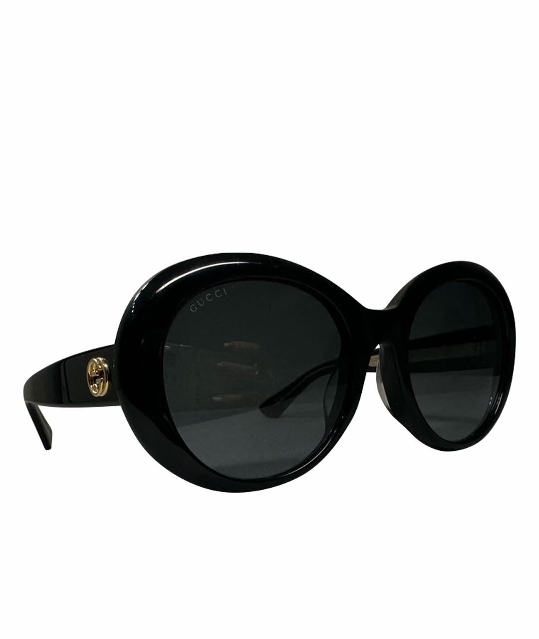 GUCCI Черные солнцезащитные очки, фото 1