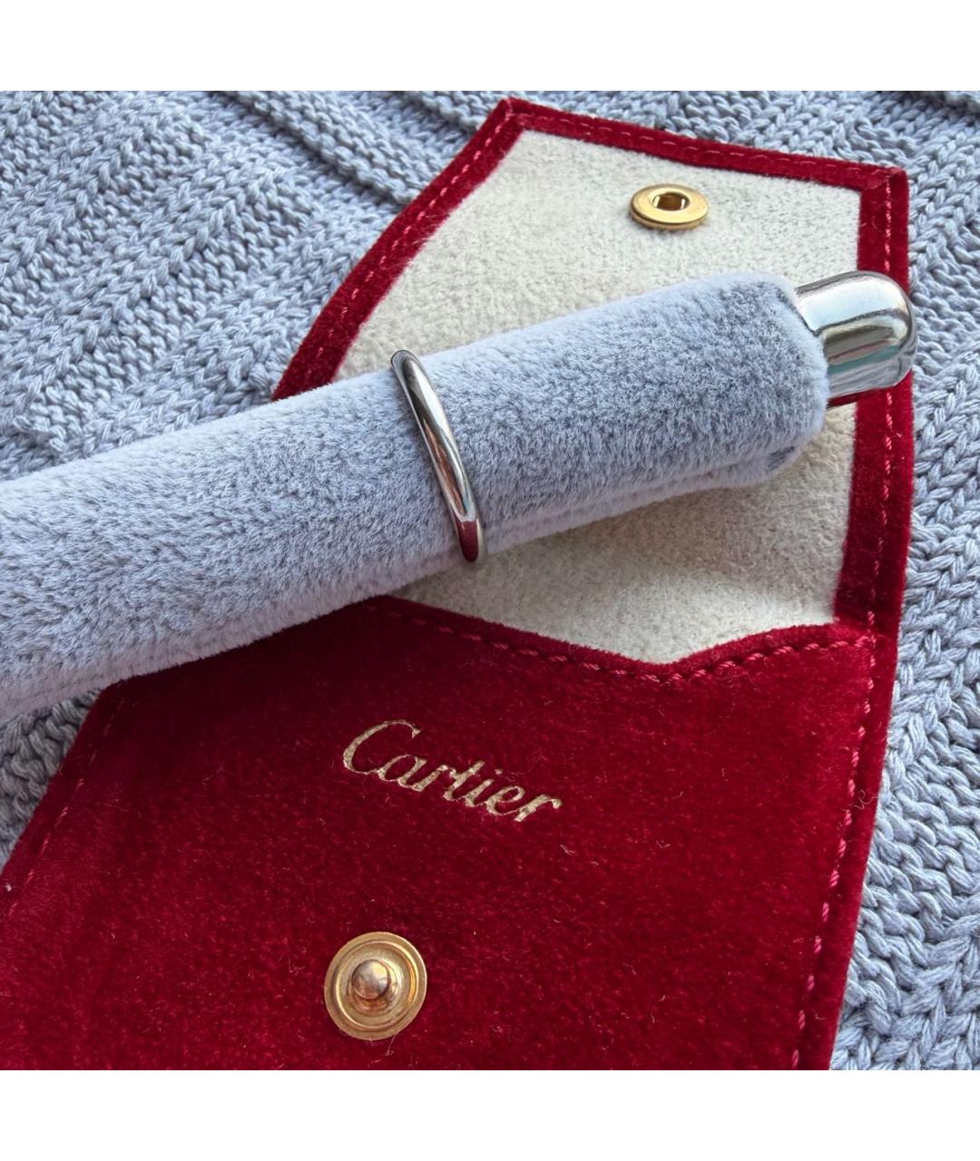 CARTIER Серое платиновое кольцо, фото 2