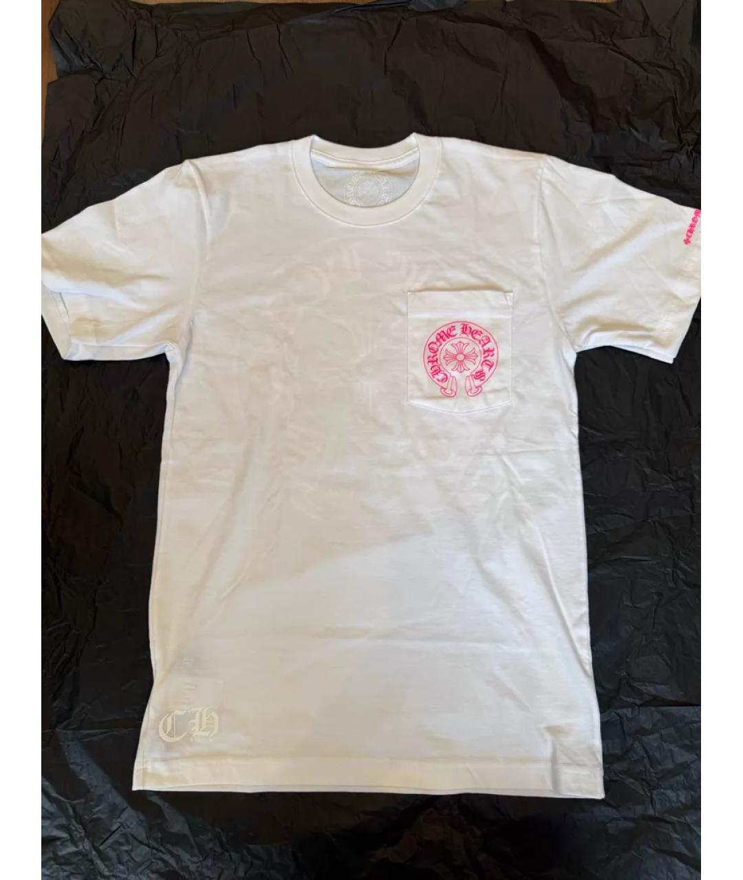 CHROME HEARTS Белая хлопковая футболка, фото 5