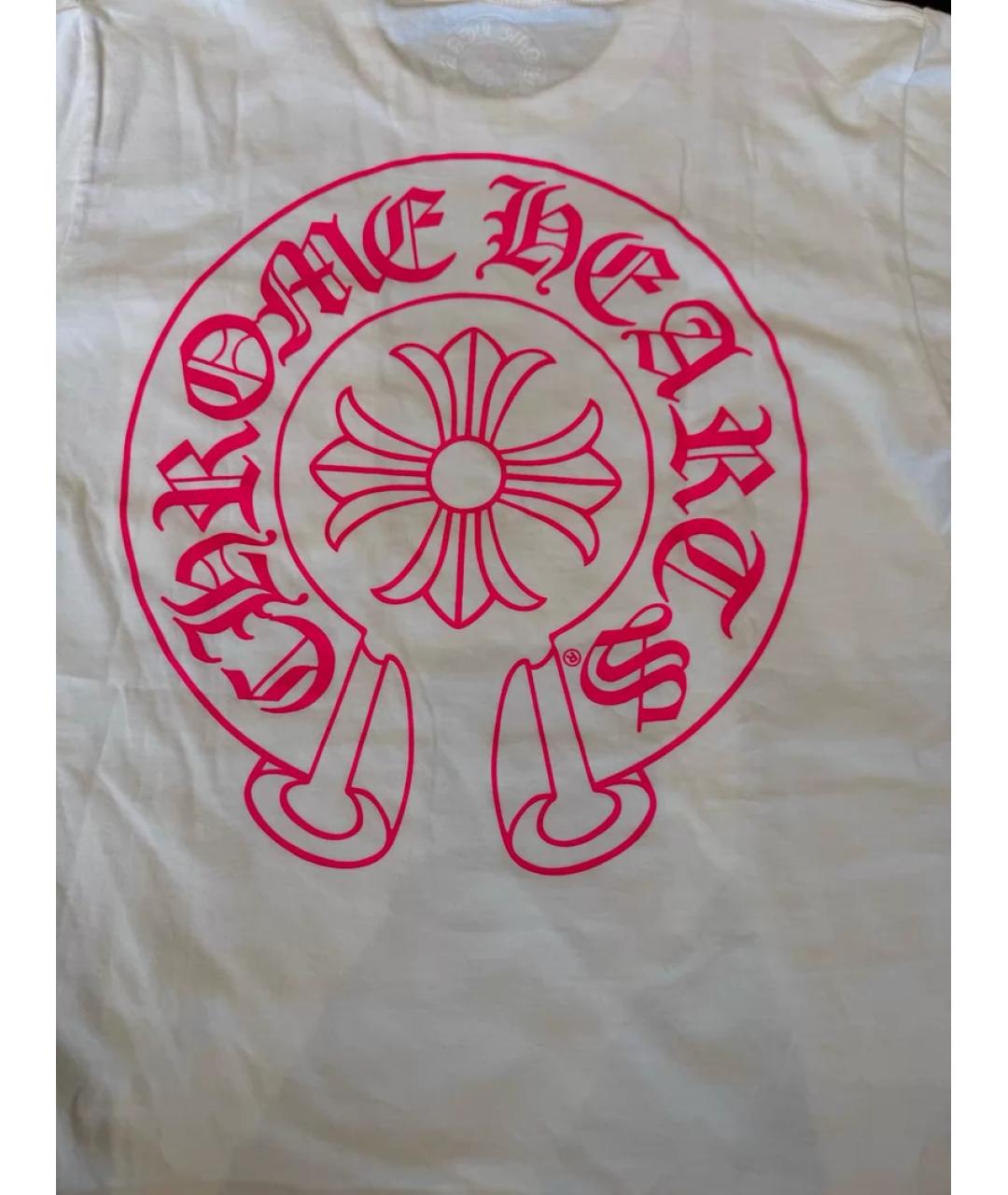 CHROME HEARTS Белая хлопковая футболка, фото 2