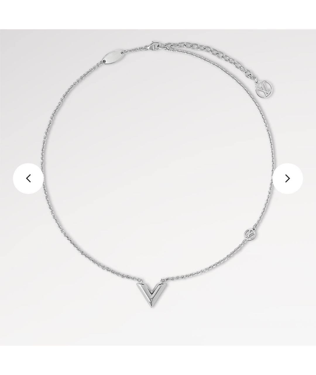 LOUIS VUITTON Серебряная металлическая подвеска, фото 4