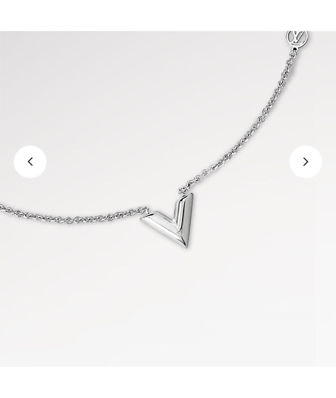 LOUIS VUITTON Серебряная металлическая подвеска, фото 2