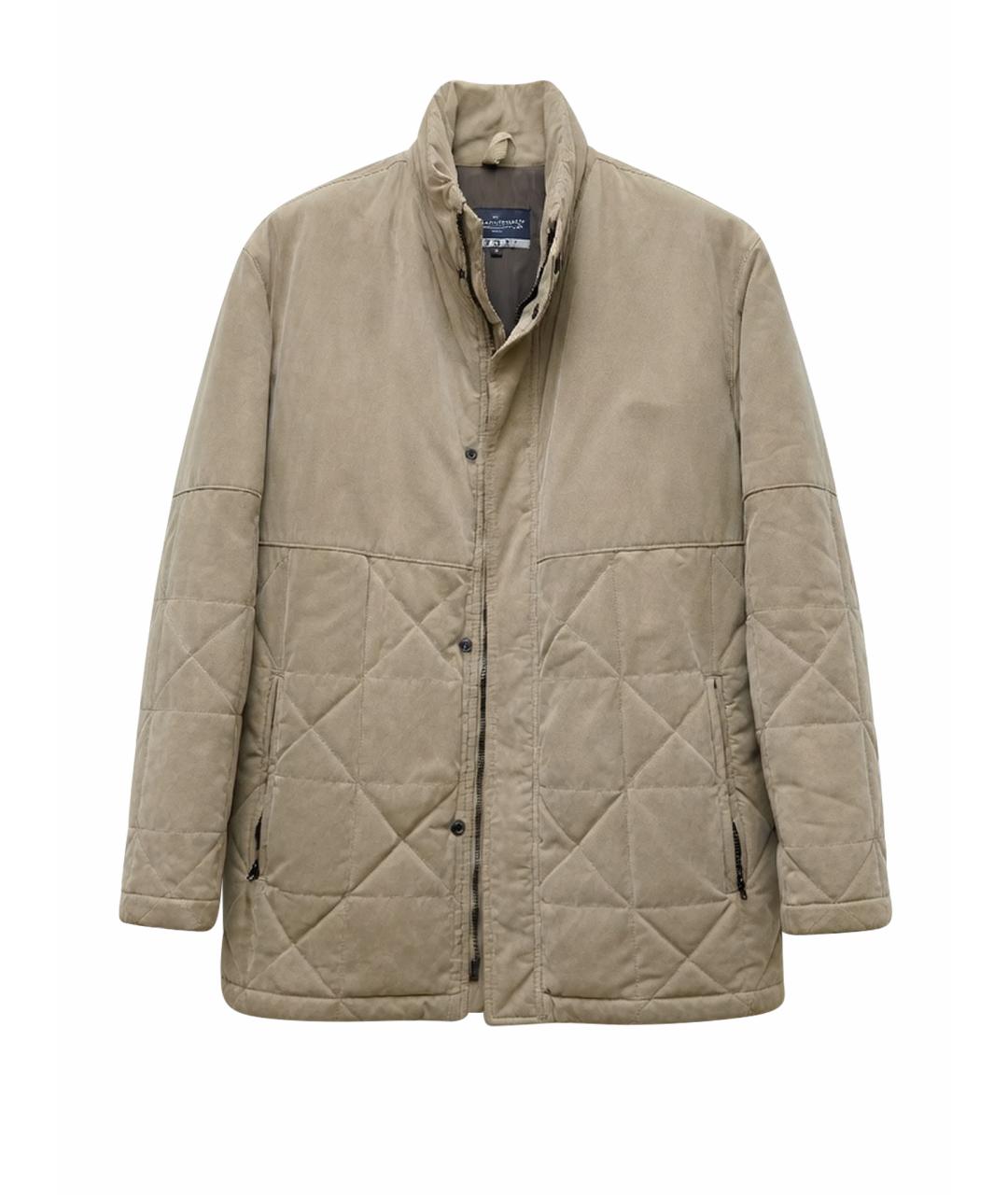 TRUSSARDI Бежевая хлопковая куртка, фото 1