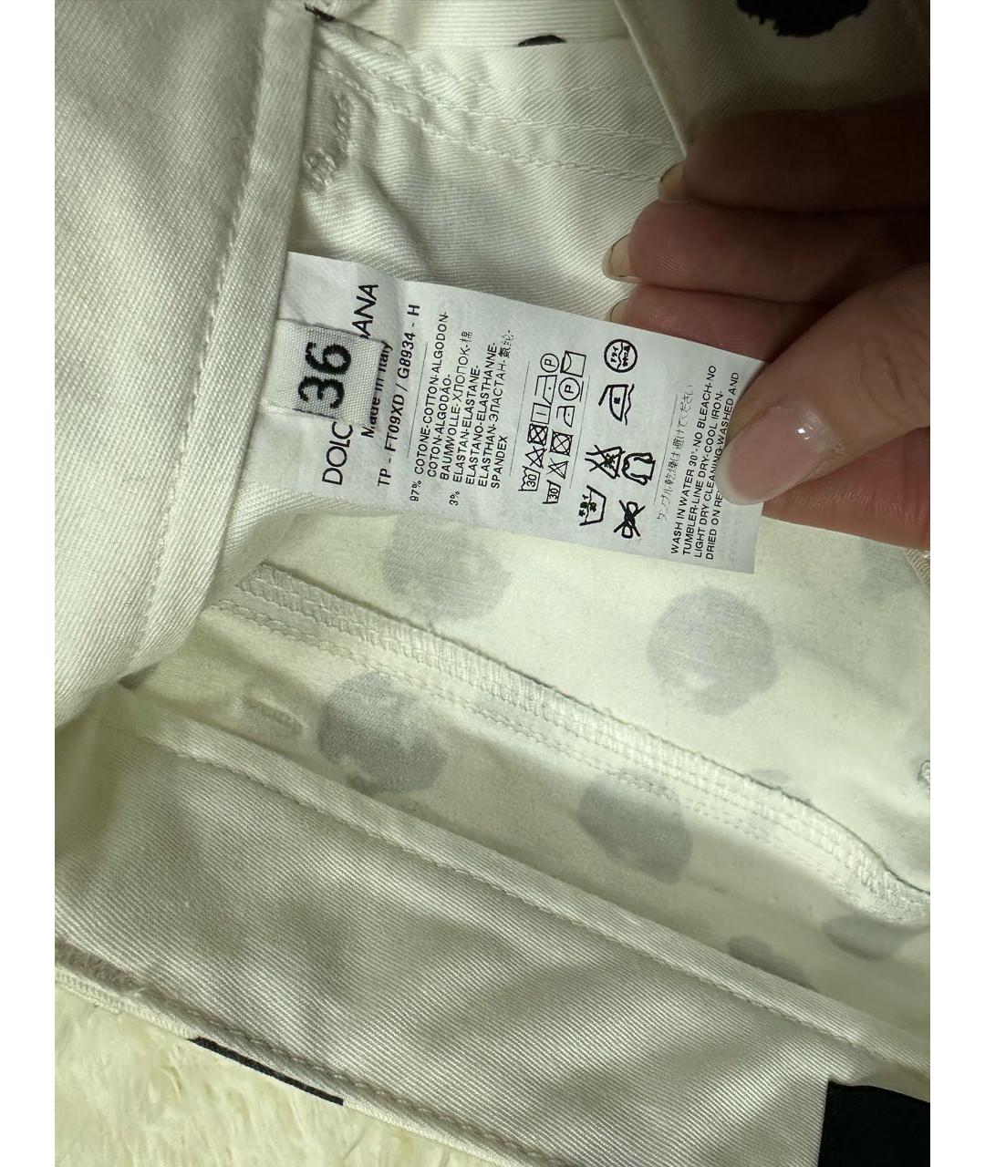 DOLCE&GABBANA Мульти джинсы слим, фото 5