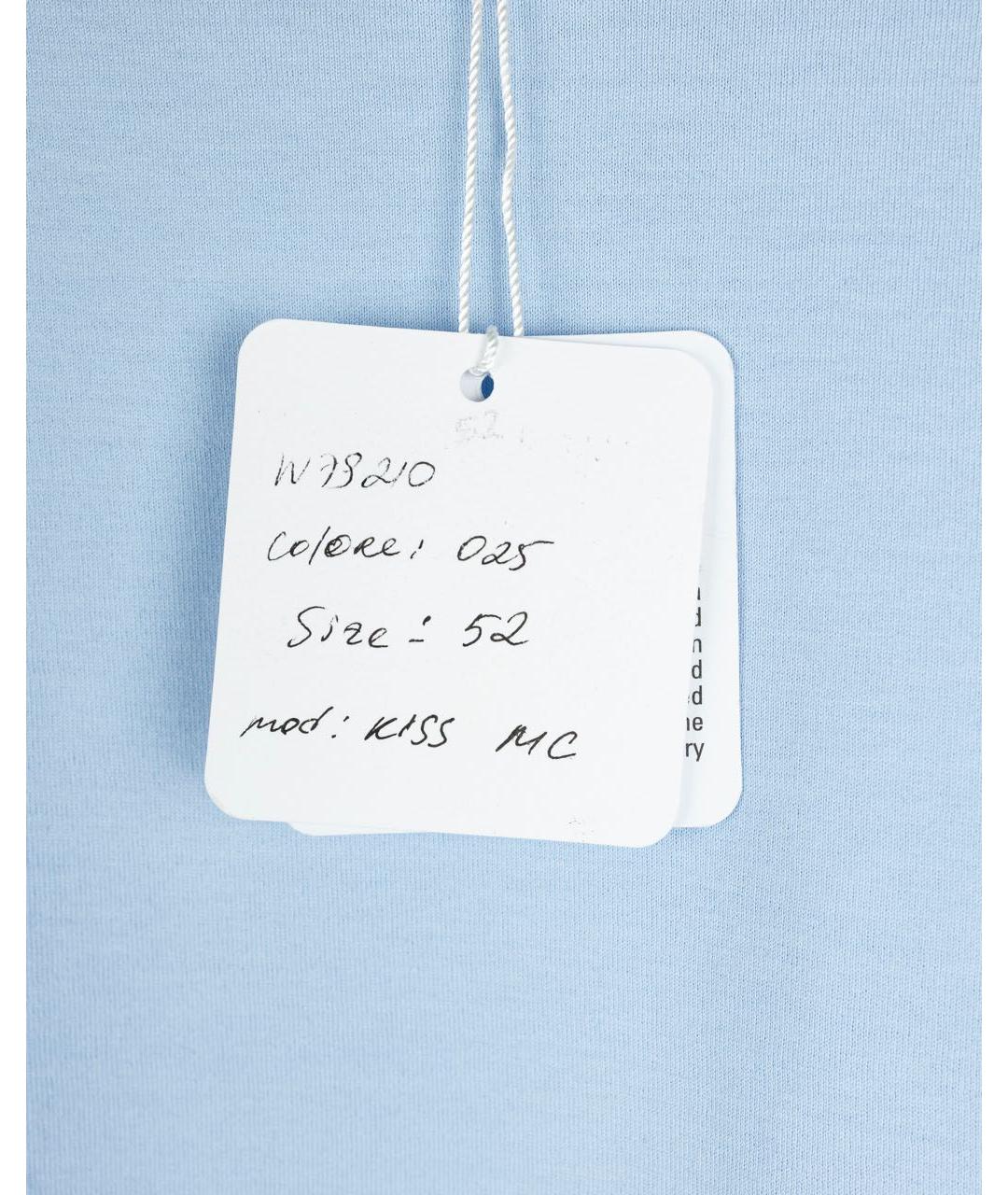 KIRED Голубая хлопковая футболка, фото 3