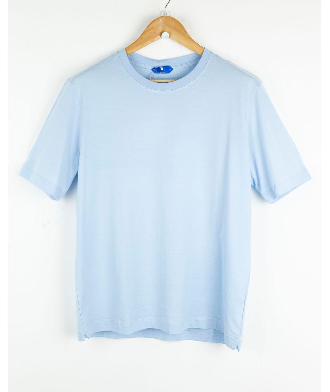 KIRED Голубая хлопковая футболка, фото 5