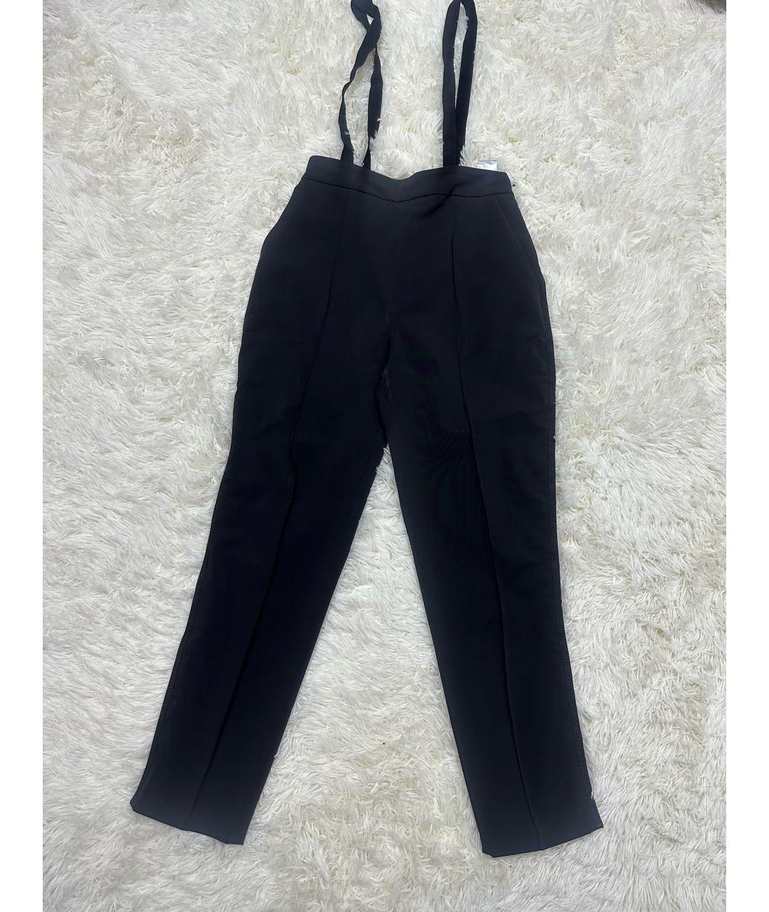 ELISABETTA FRANCHI Черные брюки широкие, фото 7