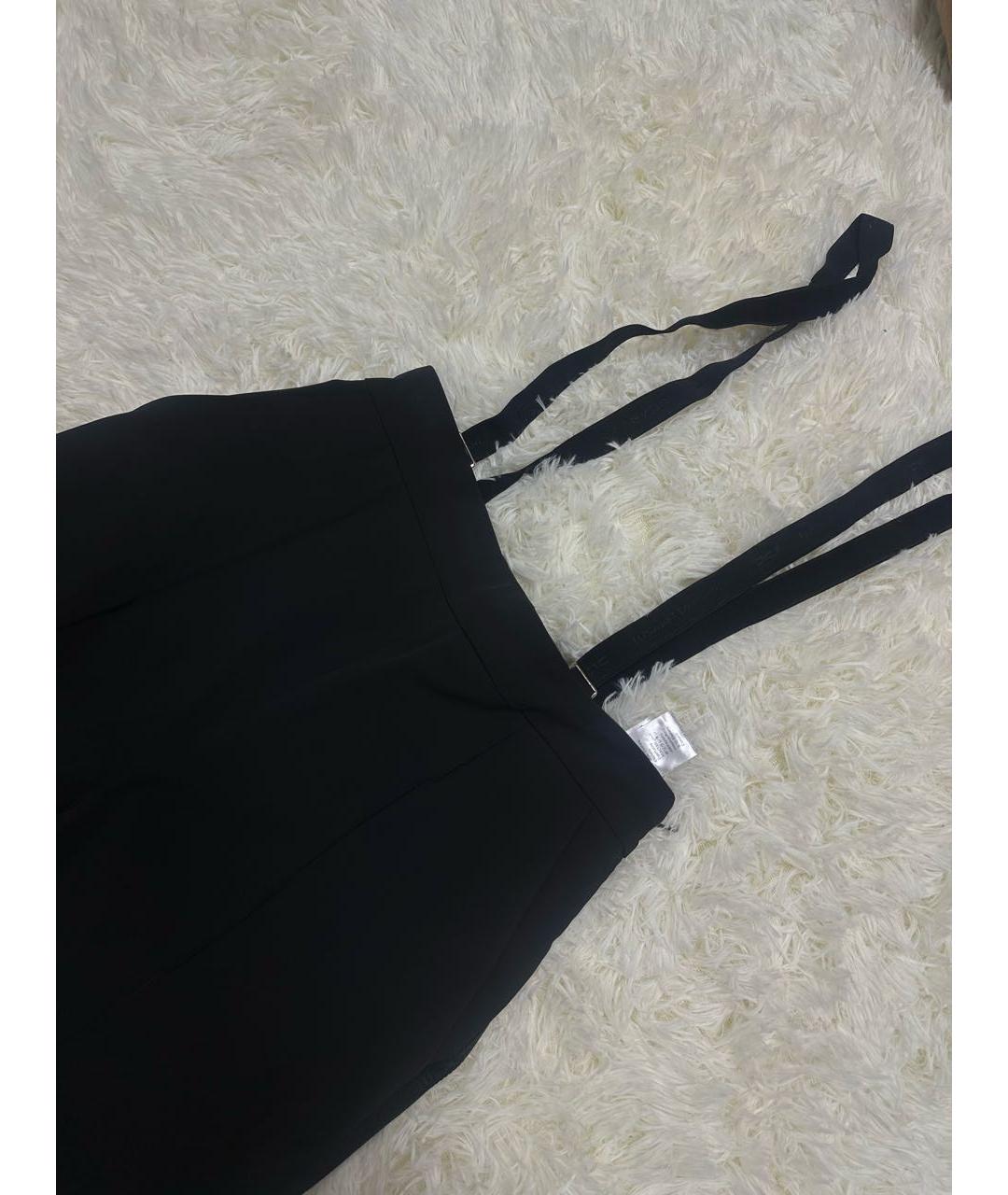 ELISABETTA FRANCHI Черные брюки широкие, фото 2