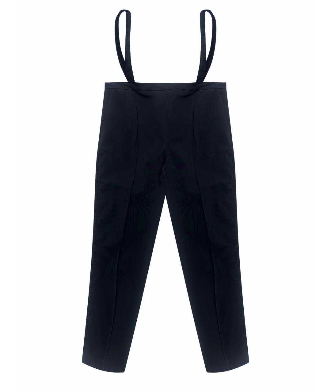 ELISABETTA FRANCHI Черные брюки широкие, фото 1